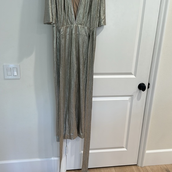 Galvan London Metallic Galaxy Jumpsuit - Picture 6 of 7